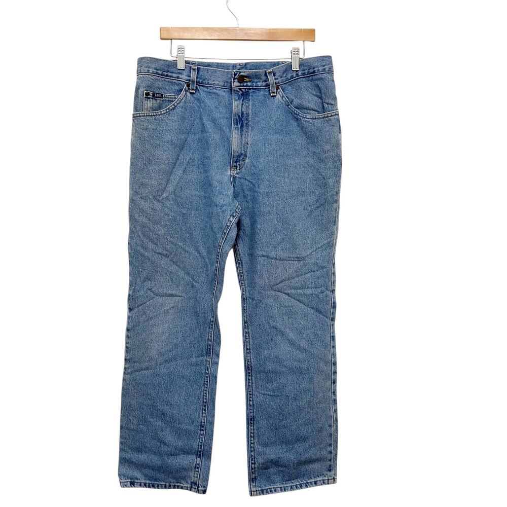 Vintage Lee Straight Leg Jeans Sz 38x30